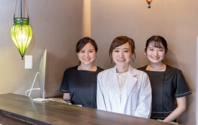 クリニックの受付の様子